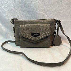 Jessica Simpson Pebbled faux leather crossbody Purse